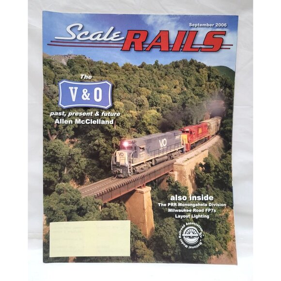 Lot of 6 Scale Rails NMRA Magazine Issues 2006-2009 Rail Enthusiasts Model Train - Picture 2 of 9